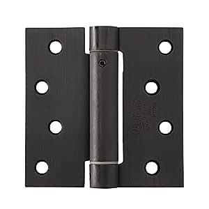 Hinge Outlet Self Closing Spring Hinge - 4 Inches Square - Oil Rubbed ...