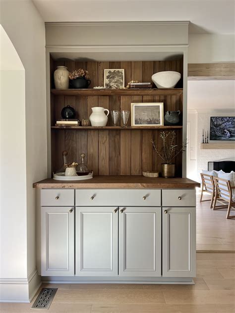 Built In Hutch Makeover at Elma Thomas blog