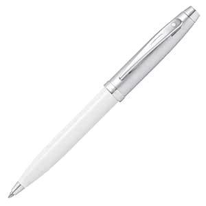Sheaffer 100 White/ Chrome Ballpoint Pen (E2932451-30) : Amazon.in ...