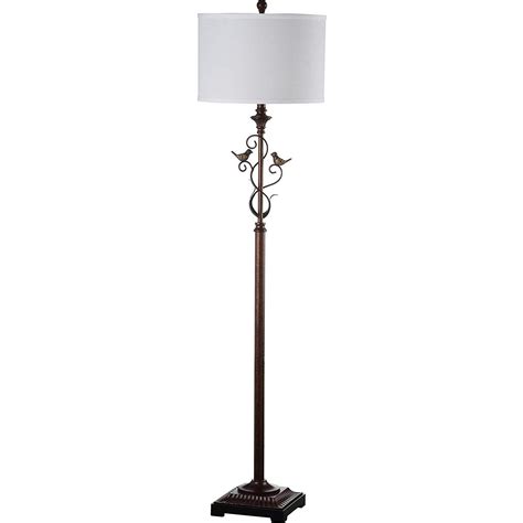 Safavieh Birdsong 61 in. H Antique Floor Lamp, Oil-Rubbed Bronze ...