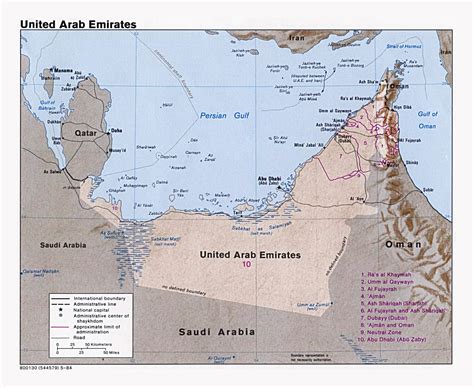 Maps of United Arab Emirates | Detailed map of UAE in English | Tourist map of UAE | Road map of ...