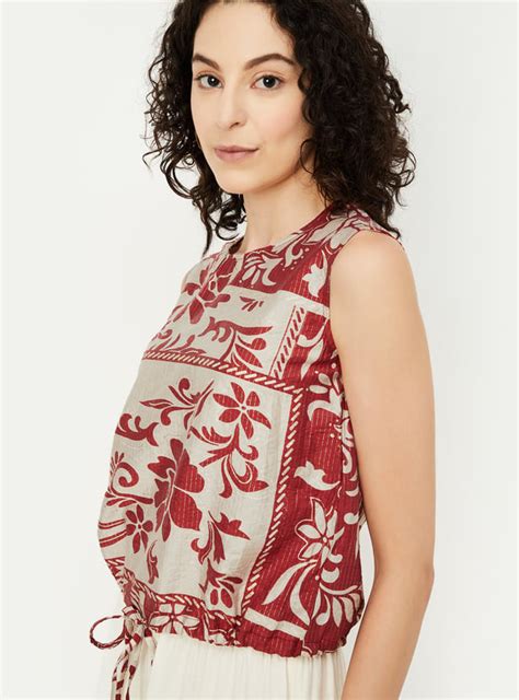 Buy Women Printed Top Online at just Rs. 799.0 - 1000014197407 | Max ...