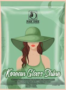 pak dee KOREAN GLASS SHINE Facial Kit 6steps - Price in India, Buy pak ...