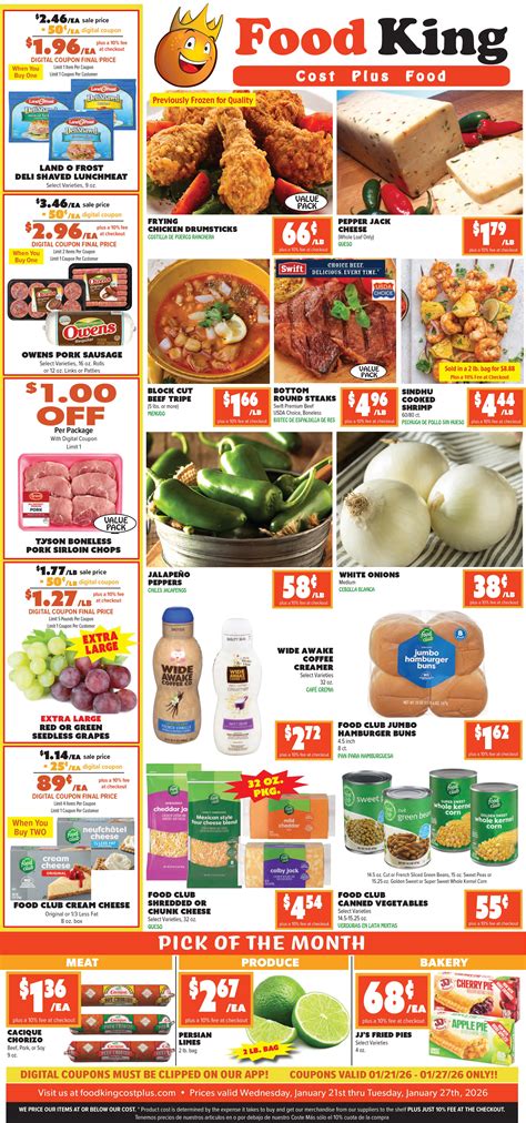 Food King Ad (1/28/26 – 2/3/26) Weekly Flyer Preview