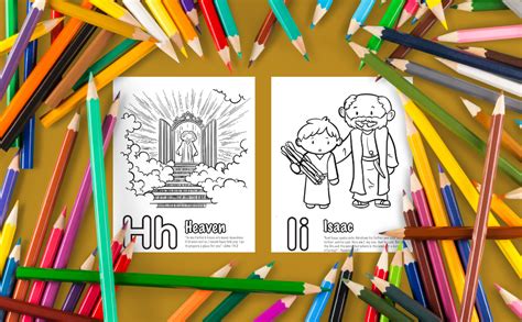 Abcs Of The Bible Coloring Book For Kids Christian Alphabet ...