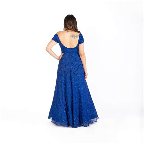 Sequin Blue Gown – The Luxury Pop