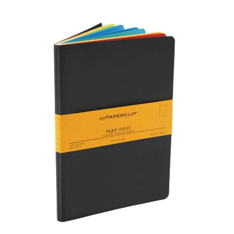 myPAPERCLIP, Notebook - PLAY Series 192 Pages BLACK. — SWASTIK penn