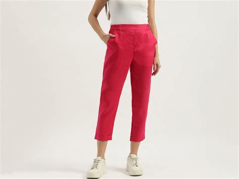Women Solid Straight Fit Trousers – United Colors of Benetton Store
