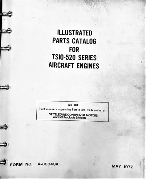 Illustrated Parts Catalogue