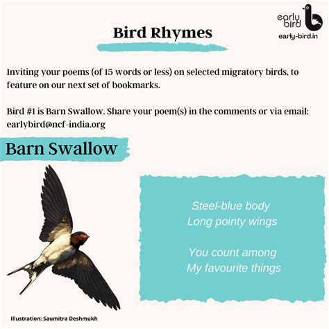 Bird Rhyme Contest 2021 – Early Bird