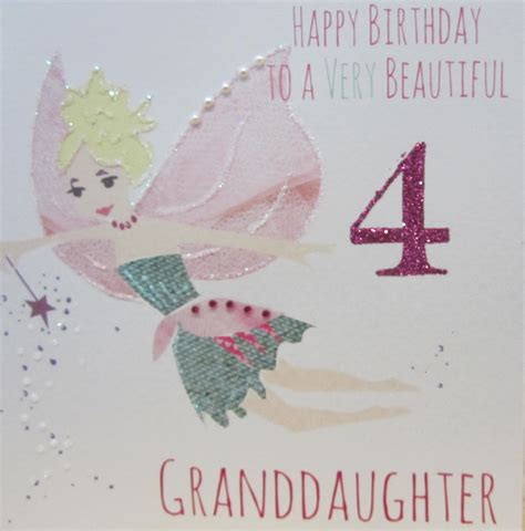 Buy White Cotton Cards"Happy Birthday to A Very Beautiful Granddaughter ...