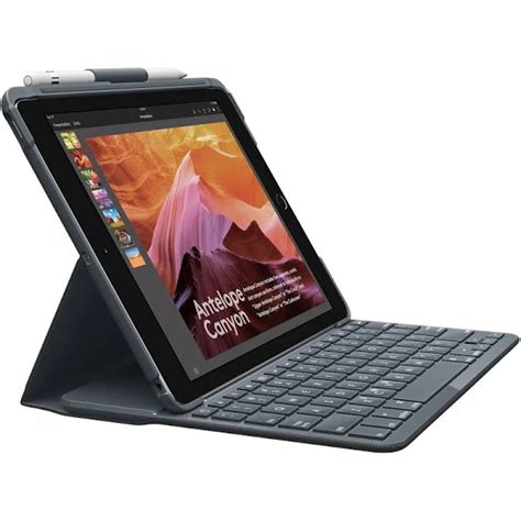 Logitech Slim Folio Keyboard Case for iPad 5th6th | Ubuy India