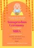 Free Annaprashan Invitation Card (Rice Ceremony) Templates