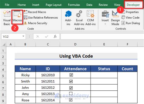 Image result for How to Count Checked Checkboxes in Excel