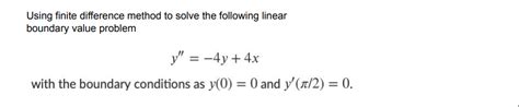 Image result for Using Finite Difference Approach to Solve Boundary Conditions Hindi