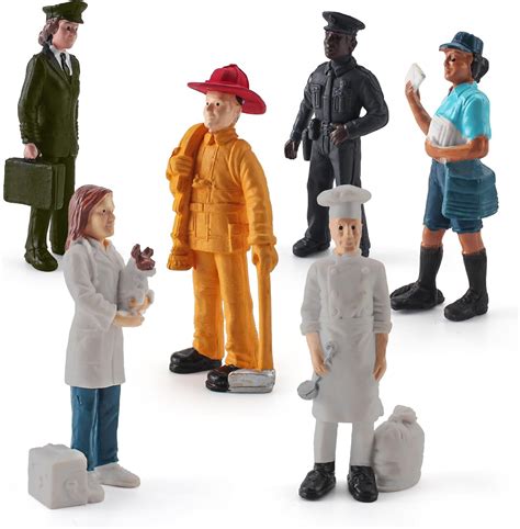 BRETOYIN 1Inch Mini Working People Figurines Toy Playset India | Ubuy