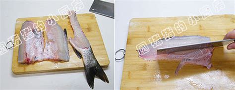做酸菜鱼的鱼片怎么切？酸菜鱼鱼片的法图解-聚餐网