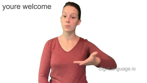 Irish Sign Language You're Welcome at Anna Kowalski blog