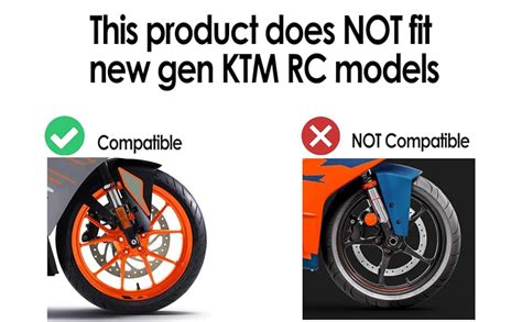 Motofusion Fork Sliders for First and Second Generation KTM Duke RC ...