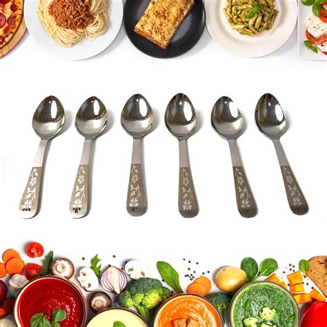 Stainless Steel Table Spoons Set of 6– Natation.in