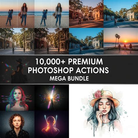 10,000+ Photoshop Actions Bundle | Adobe Photoshop Effects & Filters ...
