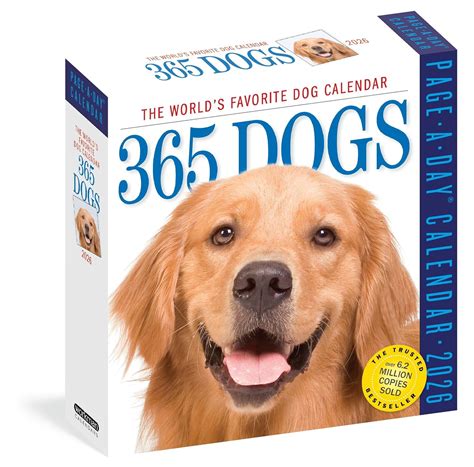 365 Dogs Page-A-Day® Calendar 2026: The World's Favorite Dog Calendar ...
