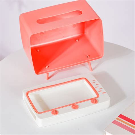 TV Tissue Box With Stand Pink Online - Premium Tissue Box | Nestasia