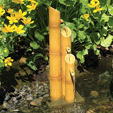 Aquascape 78307 Pouring Three-Tier Bamboo Pond and Garden Water ...