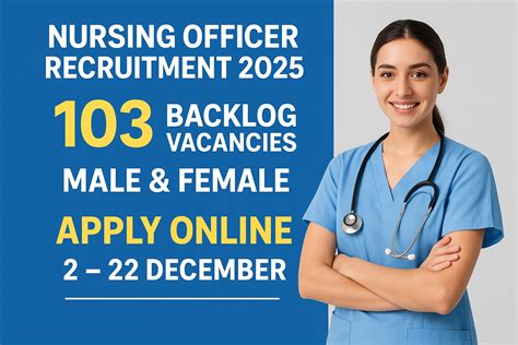 103 Nursing Officer Recruitment 2025
