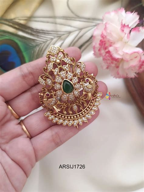 Emerals with AD Stone Hair Accessory – Arshis