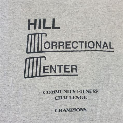 Vintage Y2K Hill Correctional Center Prison Galesburg Cougars Gray ...