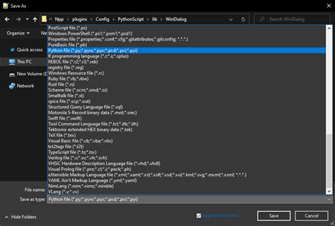 Image result for How to Save File as Py