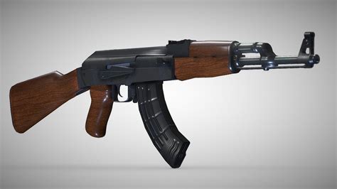AK-47 - Buy Royalty Free 3D model by AbderraoufBenoud [362ddf4] - Sketchfab Store