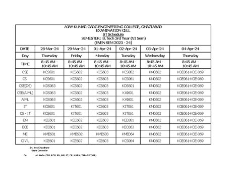 3rd year ST schedule - Software engineering - DATE 28-Mar-24 29-Mar-24 ...