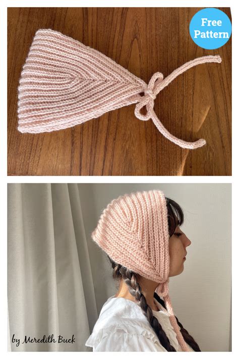 Cap Bonnet Free Knitting Patterns