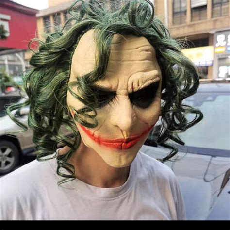 Jual Topeng joker jocker mask latex batman cosplay kosplay - Kuning ...