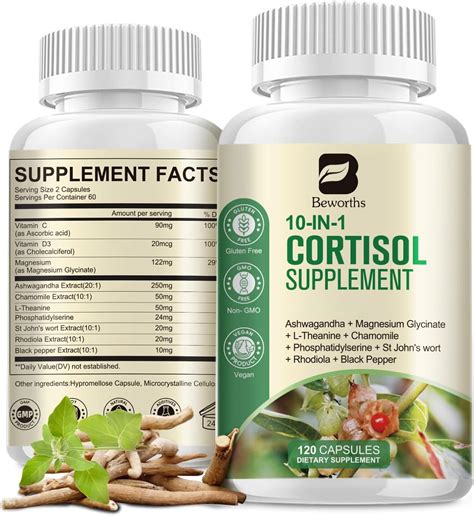 Amazon.com: Cortisol Supplements, 10-In-1 Cortisol Reducer with ...