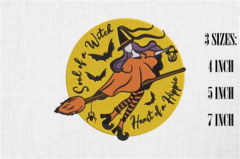 Soul of a Witch Heart of a Hippie · Creative Fabrica