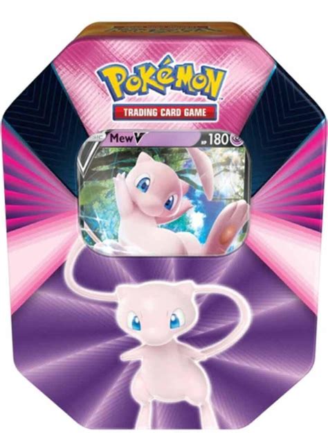 Pokémon | V Forces Tin - Lucario V, Galarian Slowbro V or Mew V (One at ...