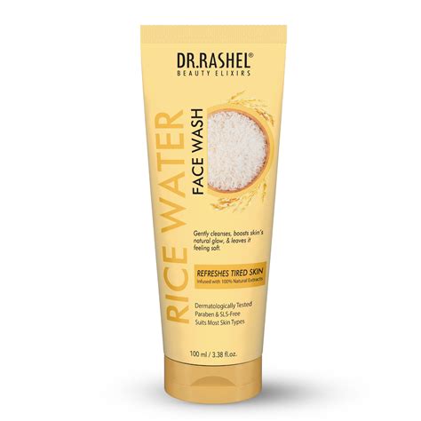 Rice Water Face Wash for Bright & Clear Skin – Dr.Rashel