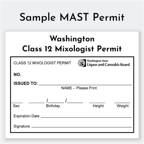 Washington MAST Permit | Easy Online Course | Craft Serving
