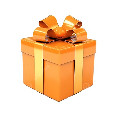Orange Gift Box Present, Gift, Present, Ribbon PNG Transparent Image ...