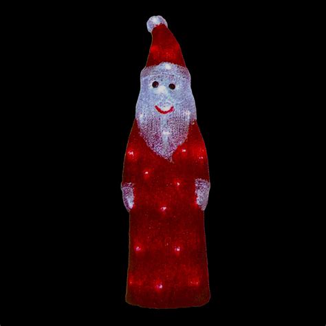 50cm Tall Santa Gnome LED Acrylic Christmas Light