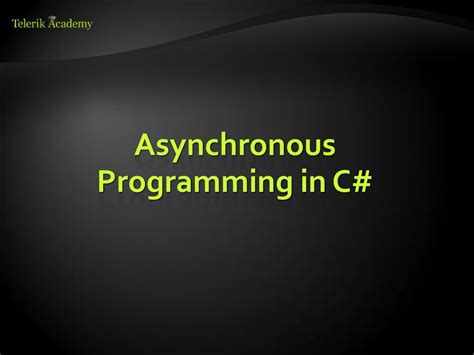 Asynchronous Programming C 的图像结果