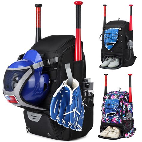 Amazon.com : Softball Bag,Softball Bat Bag For Youth Adults,Baseball ...