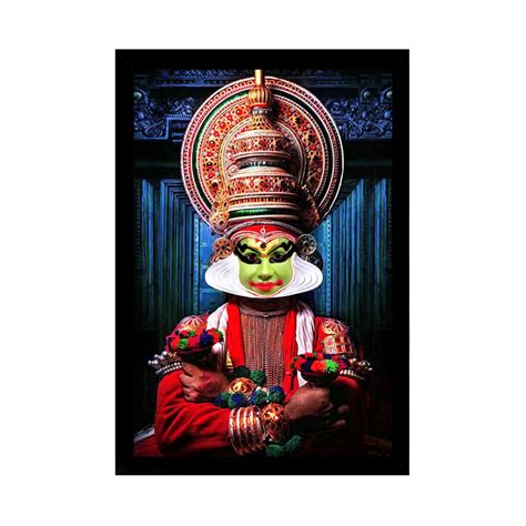 Dharvika Innovations Kerala Traditional Kathakali Art Painting Vinyl ...
