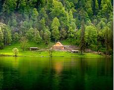 Desktop Backgrounds Wallpapers Hd by Green Lake Wooden House Pine Forest Meadow Hd Desktop Desktop Backgrounds Wallpapers Hd