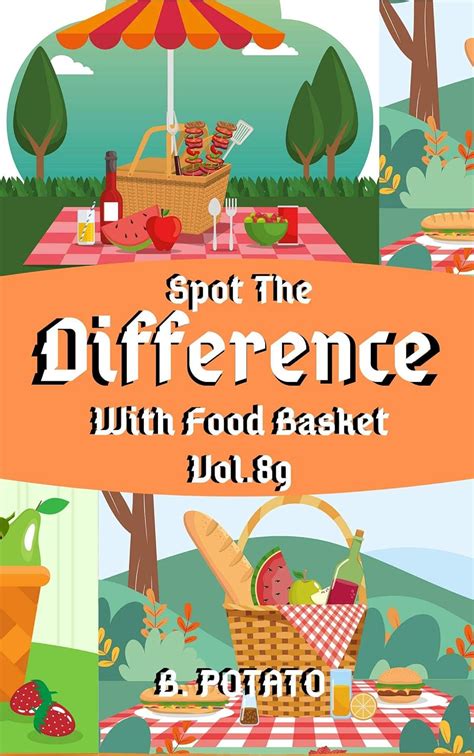 Spot the Difference With Food Basket Vol.89: Children's Activities Book ...