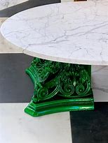 Image result for Round Marble Top Coffee Table