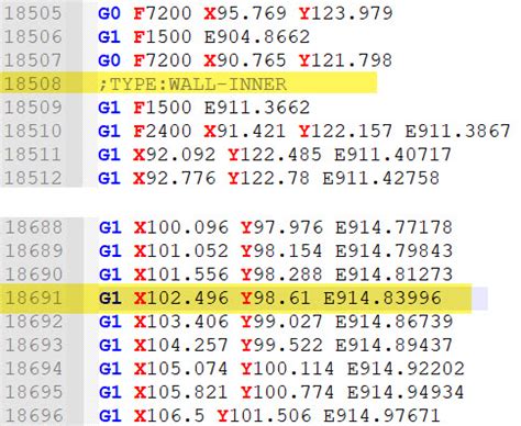 What causes a regular GCODE X+Y+E command to be considered unknown ...